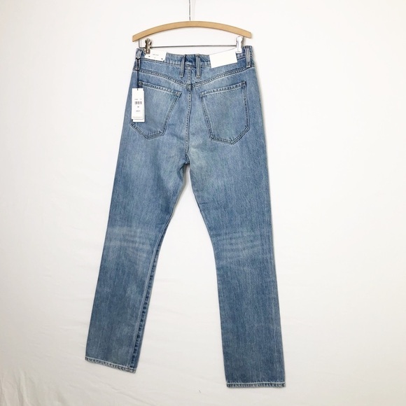 7 for all mankind, easy, slim, straight leg, high rise, jeans - Picture 12 of 13